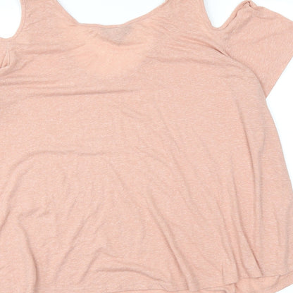 Womens UK Size 6 newlook Pink Basic Blouse