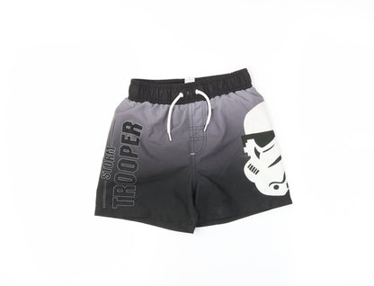 TU Boys Black   Sweat Shorts Size 5 Years