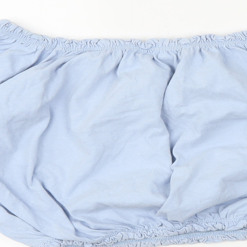 Primark Womens Blue   Cropped Blouse Size 14