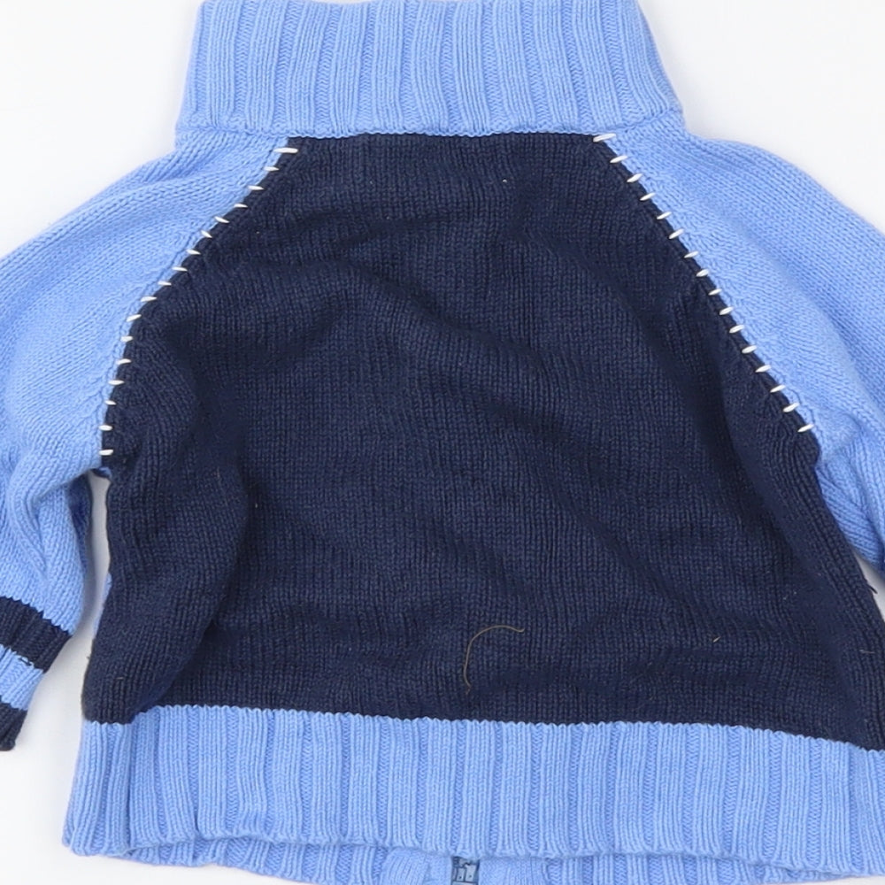 Ka-Boosh Boys Blue   Full Zip Jumper Size 0-3 Months