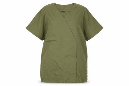 Womens UK Size XL VERO MODA Green Wrap Button-Up