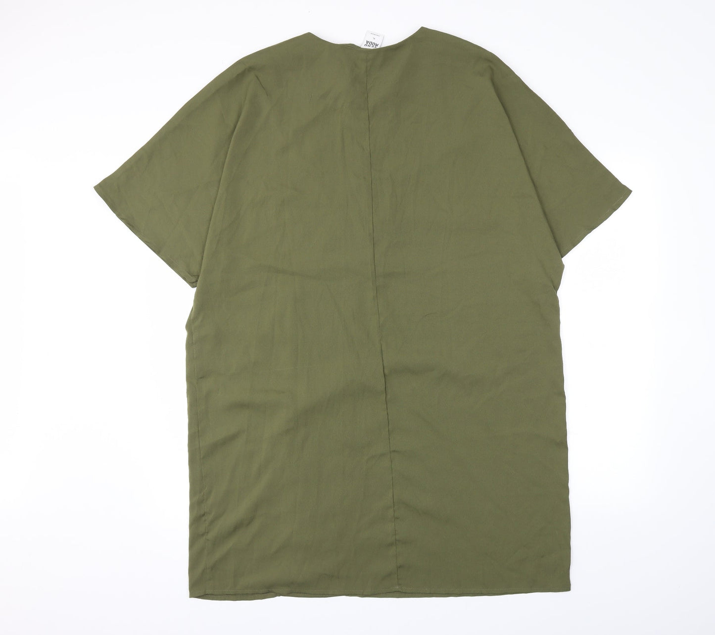 Womens UK Size XL VERO MODA Green Wrap Button-Up