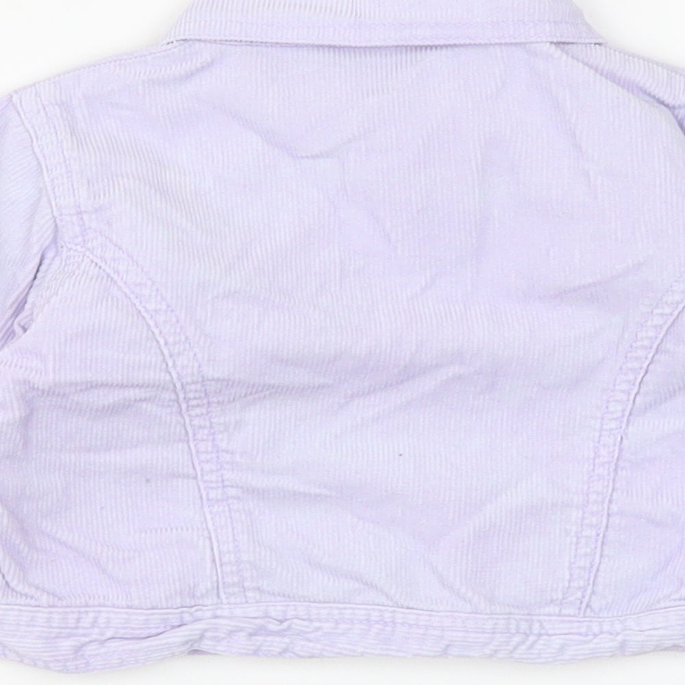 Cherokee Girls Purple   Gilet Jacket Size 0-3 Months