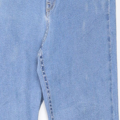 Womens UK Size 33 in Preworn Regular Fit Skinny Blue Jeans