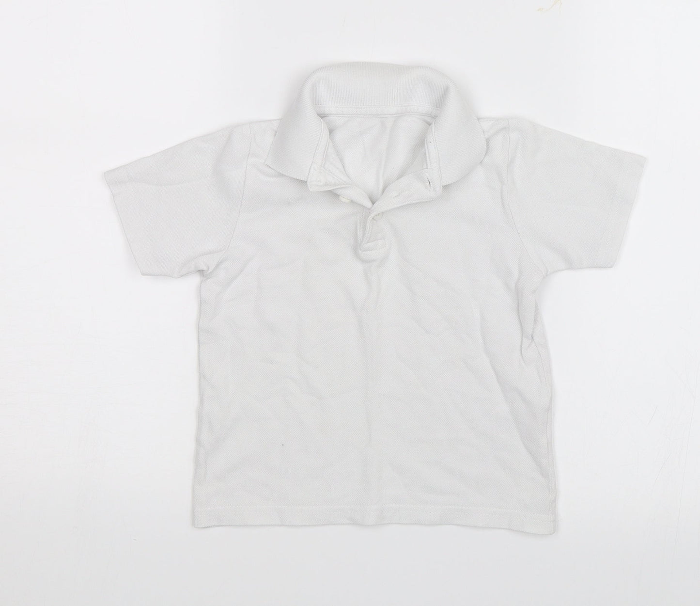 Schoolwear Boys White   Basic Polo Size 4 Years