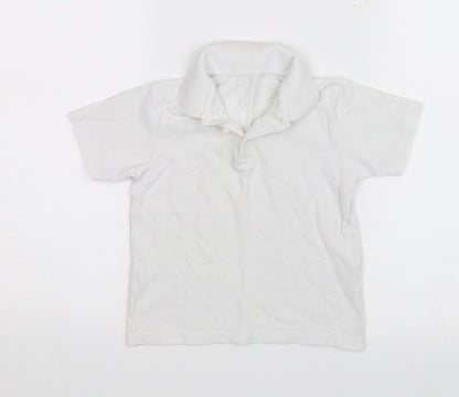 Schoolwear Boys White   Basic Polo Size 4 Years