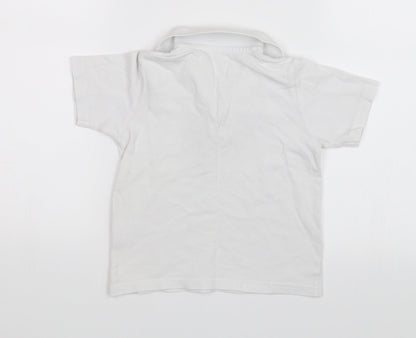 Schoolwear Boys White   Basic Polo Size 4 Years