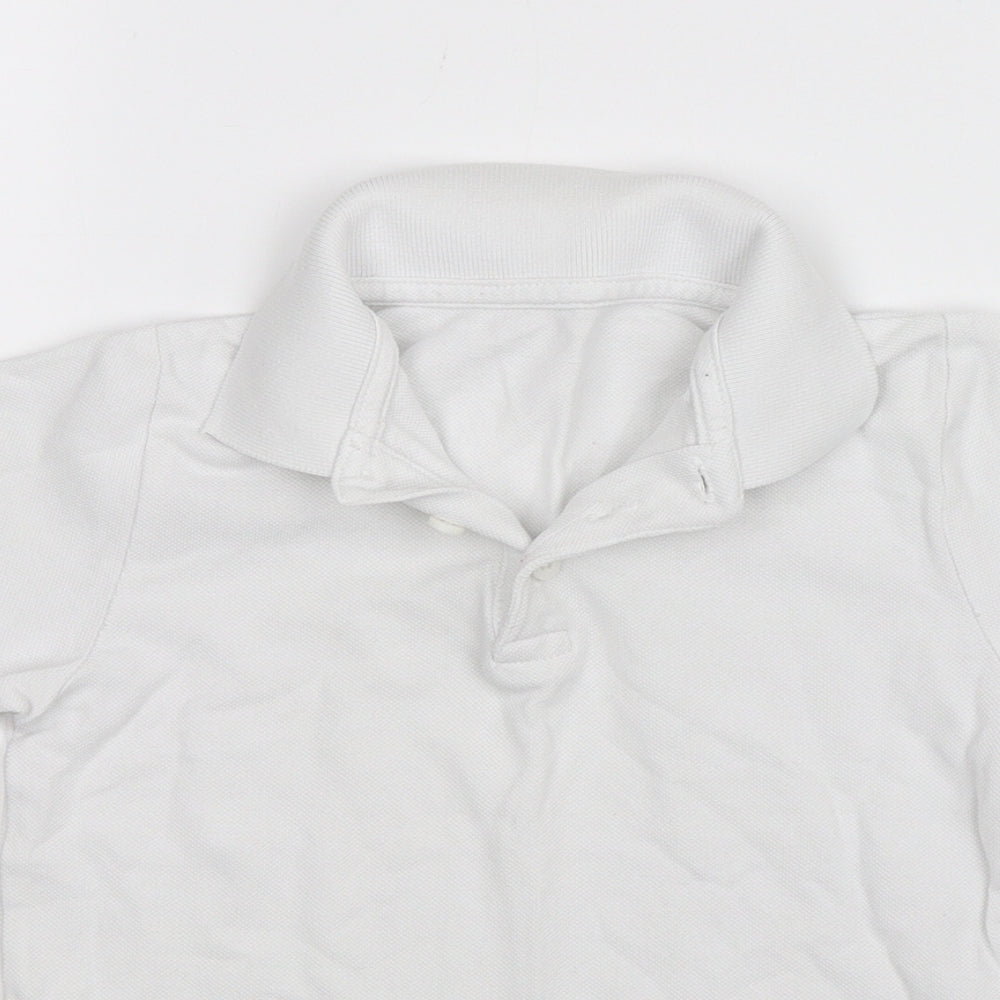 Schoolwear Boys White   Basic Polo Size 4 Years