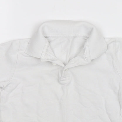Schoolwear Boys White   Basic Polo Size 4 Years
