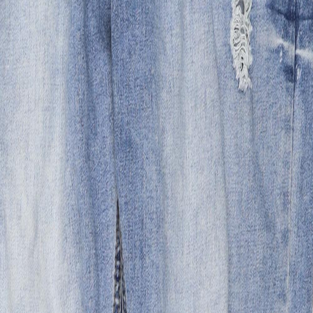 Boohoo Womens Blue  Denim Skinny Jeans Size 10 L27 in