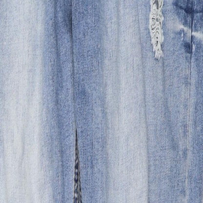 Boohoo Womens Blue  Denim Skinny Jeans Size 10 L27 in