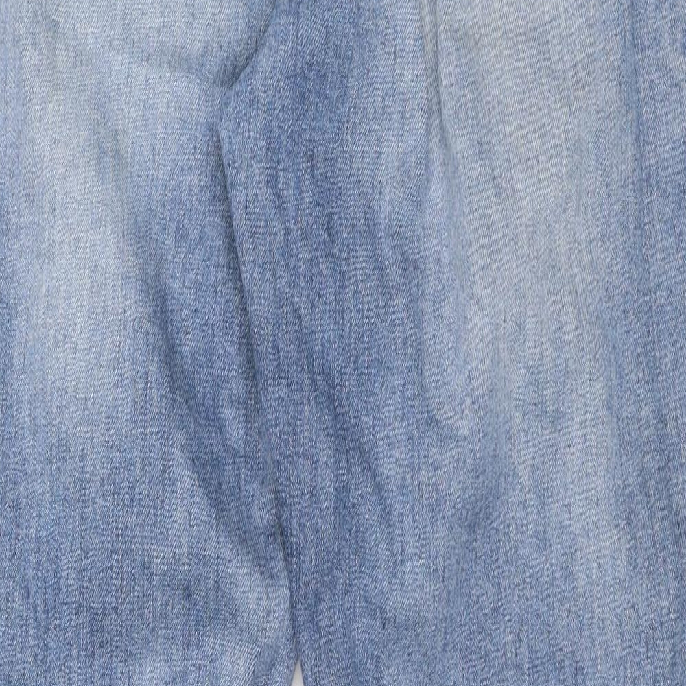 Boohoo Womens Blue  Denim Skinny Jeans Size 10 L27 in