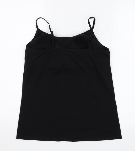 Womens UK Size L Secret Possesions Black Camisole Blouse