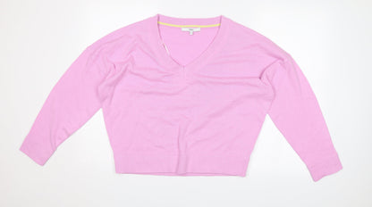 Next Womens Pink   Pullover Jumper Size M