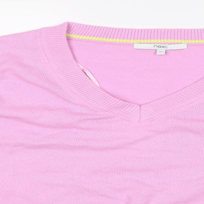 Next Womens Pink   Pullover Jumper Size M
