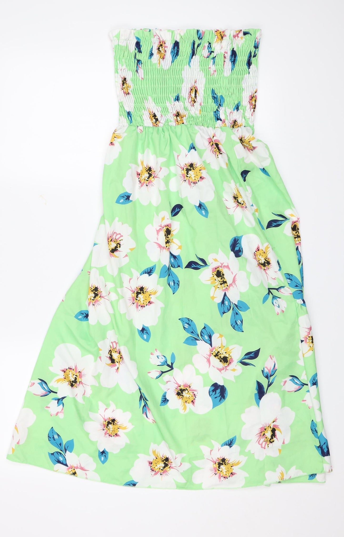 Shien Womens Green Floral  Shift  Size L