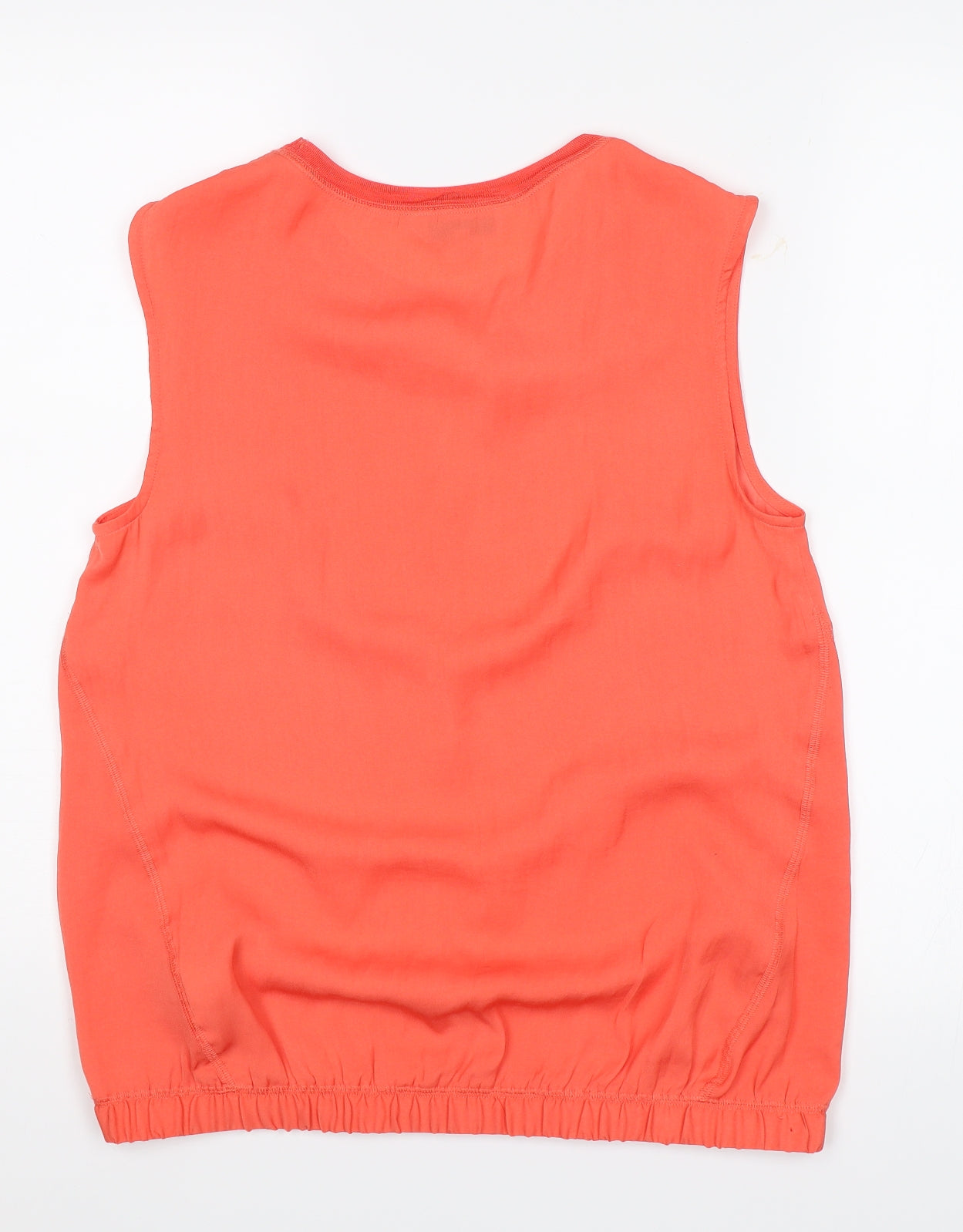 Womens UK Size 12 NEXT Orange Basic Blouse