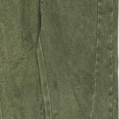 Best Emilie Womens Green   Skinny Jeans Size L L27 in
