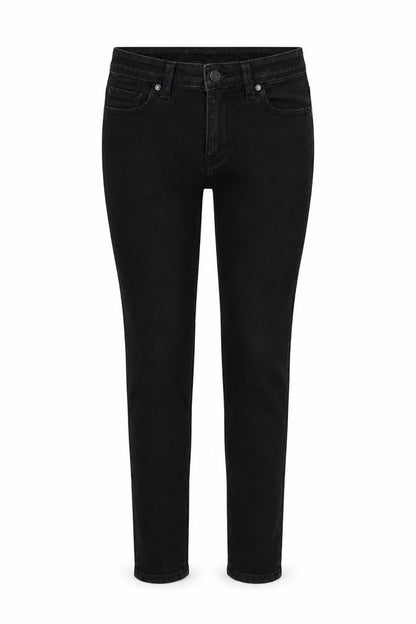 Denim & Co. Womens Black  Denim Skinny Jeans Size 6 L29 in