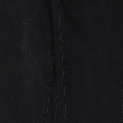 Denim & Co. Womens Black  Denim Skinny Jeans Size 6 L28 in