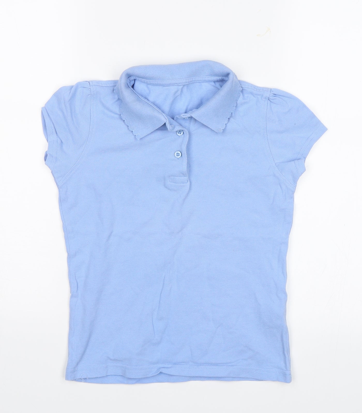 George Girls Blue   Basic Polo Size 8-9 Years