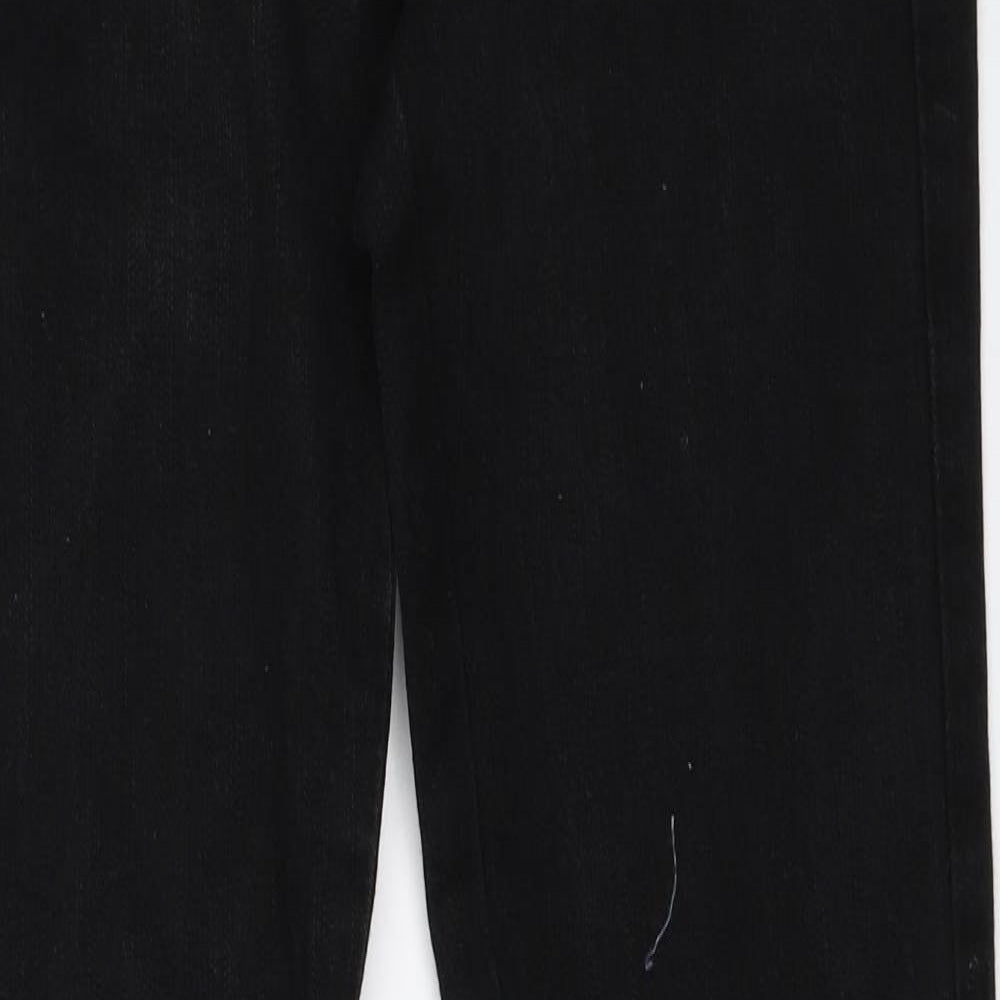 Denim & Co. Womens Black  Denim Skinny Jeans Size 6 L26 in