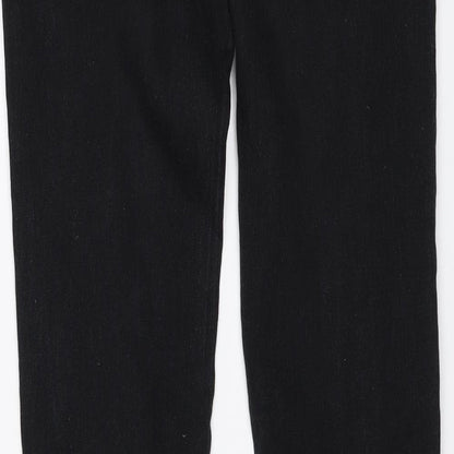 Denim & Co. Womens Black  Denim Skinny Jeans Size 6 L31 in