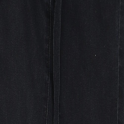 Denim & Co. Womens Black  Denim Skinny Jeans Size 6 L28 in