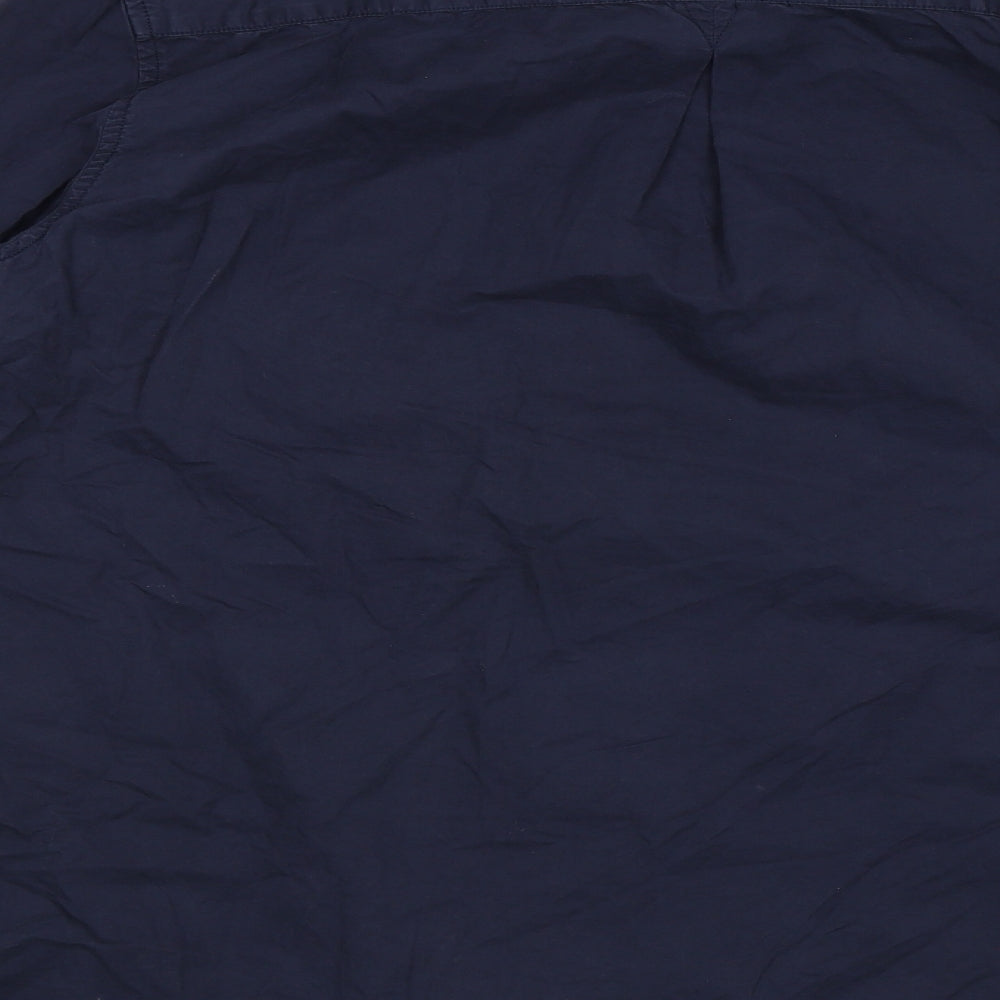 River Island Mens Blue    Button-Up Size M