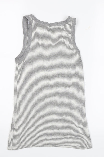 Womens UK Size 8 Atmosphere Grey Basic Tank