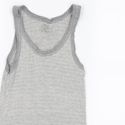 Womens UK Size 8 Atmosphere Grey Basic Tank