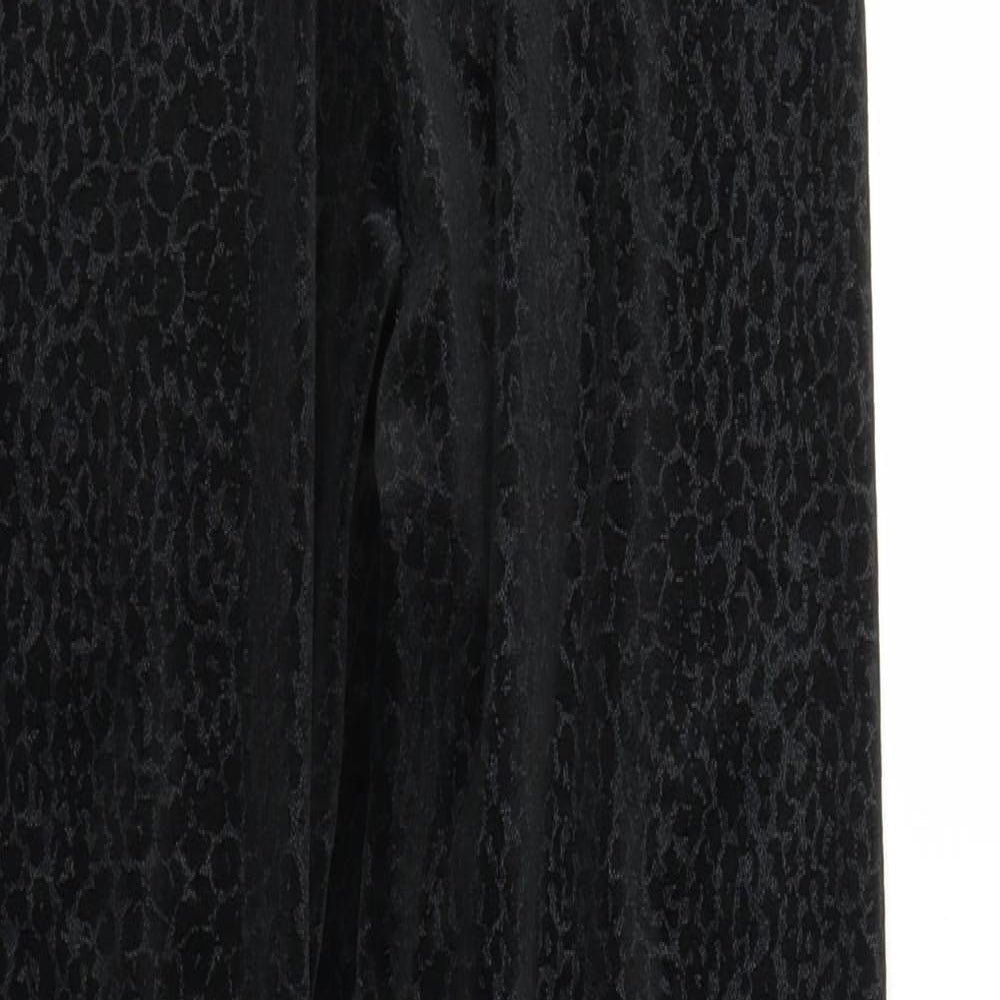 Primark Womens Black Animal Print  Trousers  Size XS L27 in