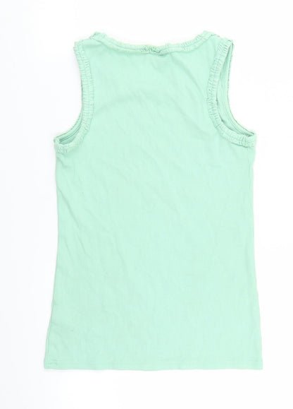 NEXT Girls Green   Basic Tank Size 9 Years