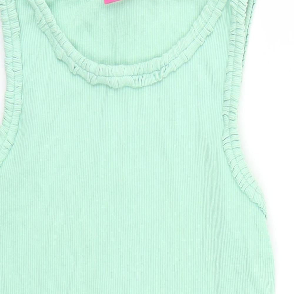 NEXT Girls Green   Basic Tank Size 9 Years