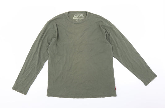 Blue Inc Mens Green   Pullover Jumper Size S