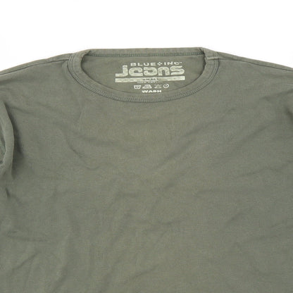 Blue Inc Mens Green   Pullover Jumper Size S