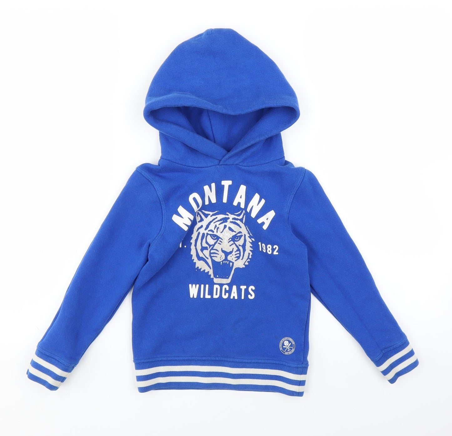 H&M Girls Blue   Pullover Hoodie Size 5 Years