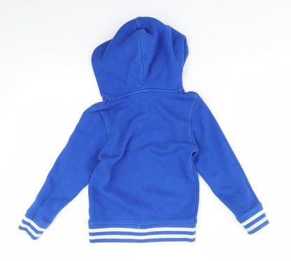 H&M Girls Blue   Pullover Hoodie Size 5 Years