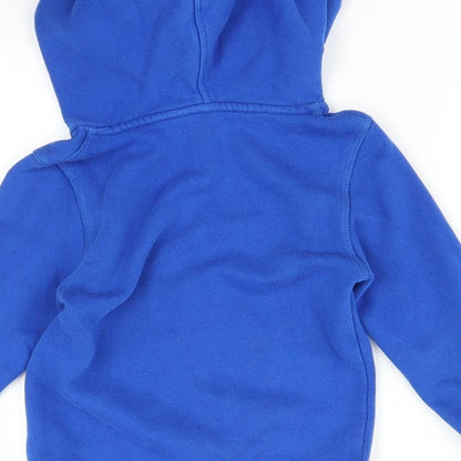 H&M Girls Blue   Pullover Hoodie Size 5 Years
