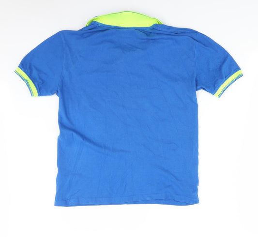 Dissident Mens Blue    Polo Size M