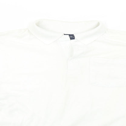 High Street Mens White    Polo Size M