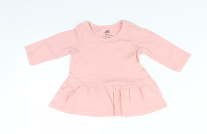 H&M Girls Pink   Basic Casual Size 0-3 Months
