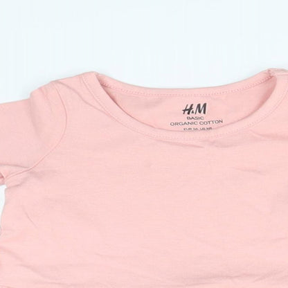 H&M Girls Pink   Basic Casual Size 0-3 Months