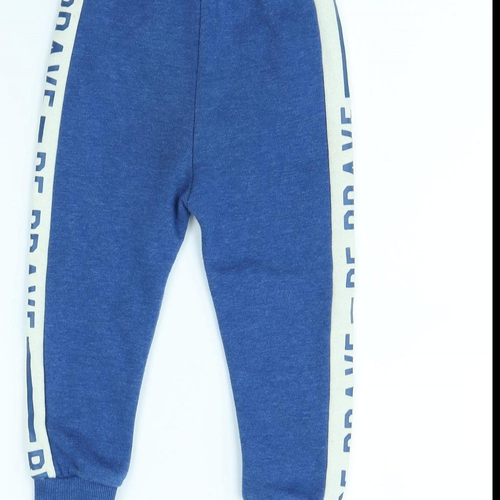 George Boys Blue   Jogger Trousers Size 2 Years