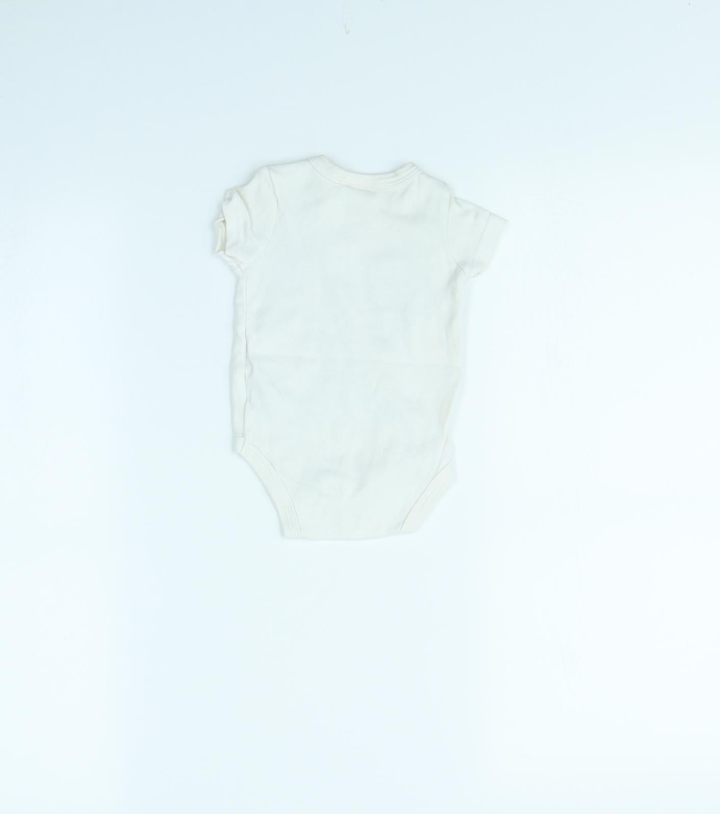 Disney Baby White   Babygrow One-Piece Size 9-12 Months  - Mickey Mouse