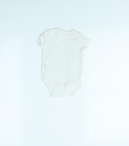 Disney Baby White   Babygrow One-Piece Size 9-12 Months  - Mickey Mouse