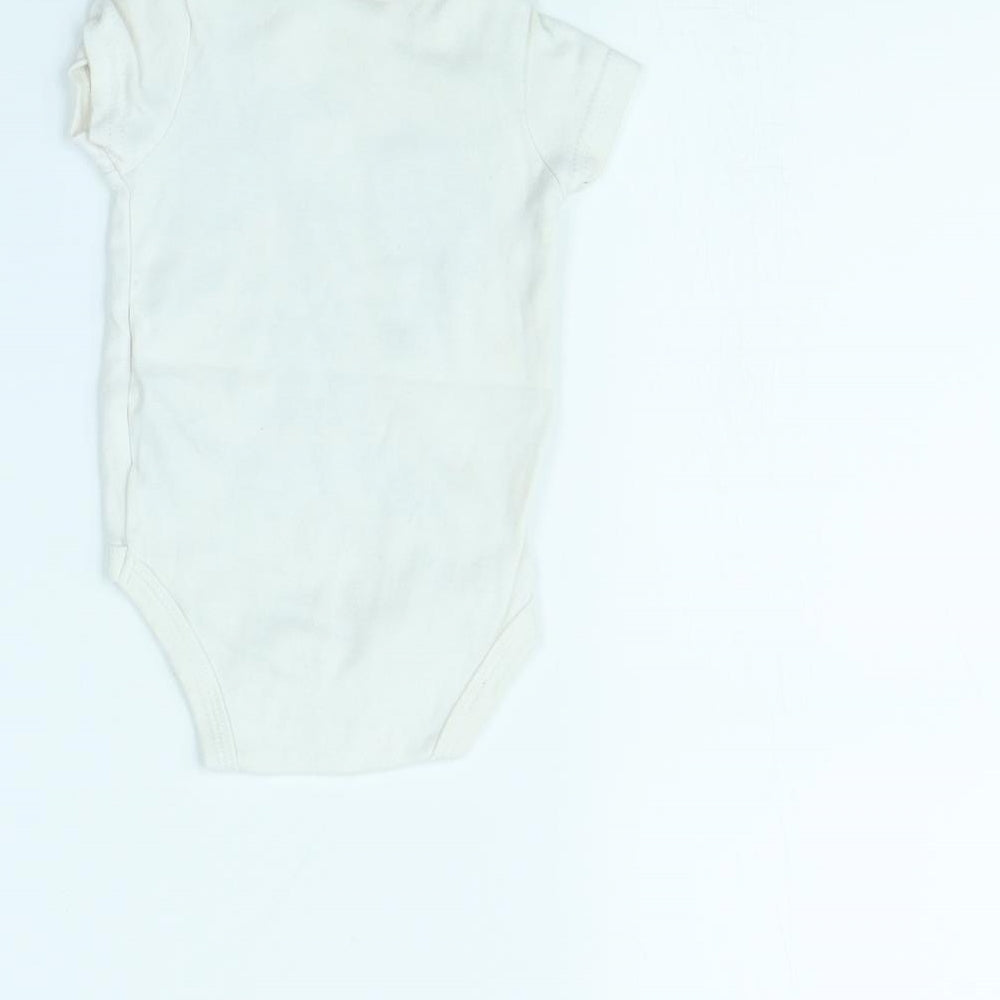 Disney Baby White   Babygrow One-Piece Size 9-12 Months  - Mickey Mouse