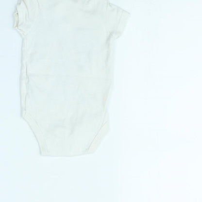 Disney Baby White   Babygrow One-Piece Size 9-12 Months  - Mickey Mouse