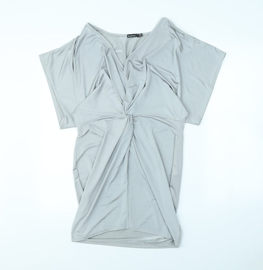 Boohoo Womens Grey   Mini  Size 14