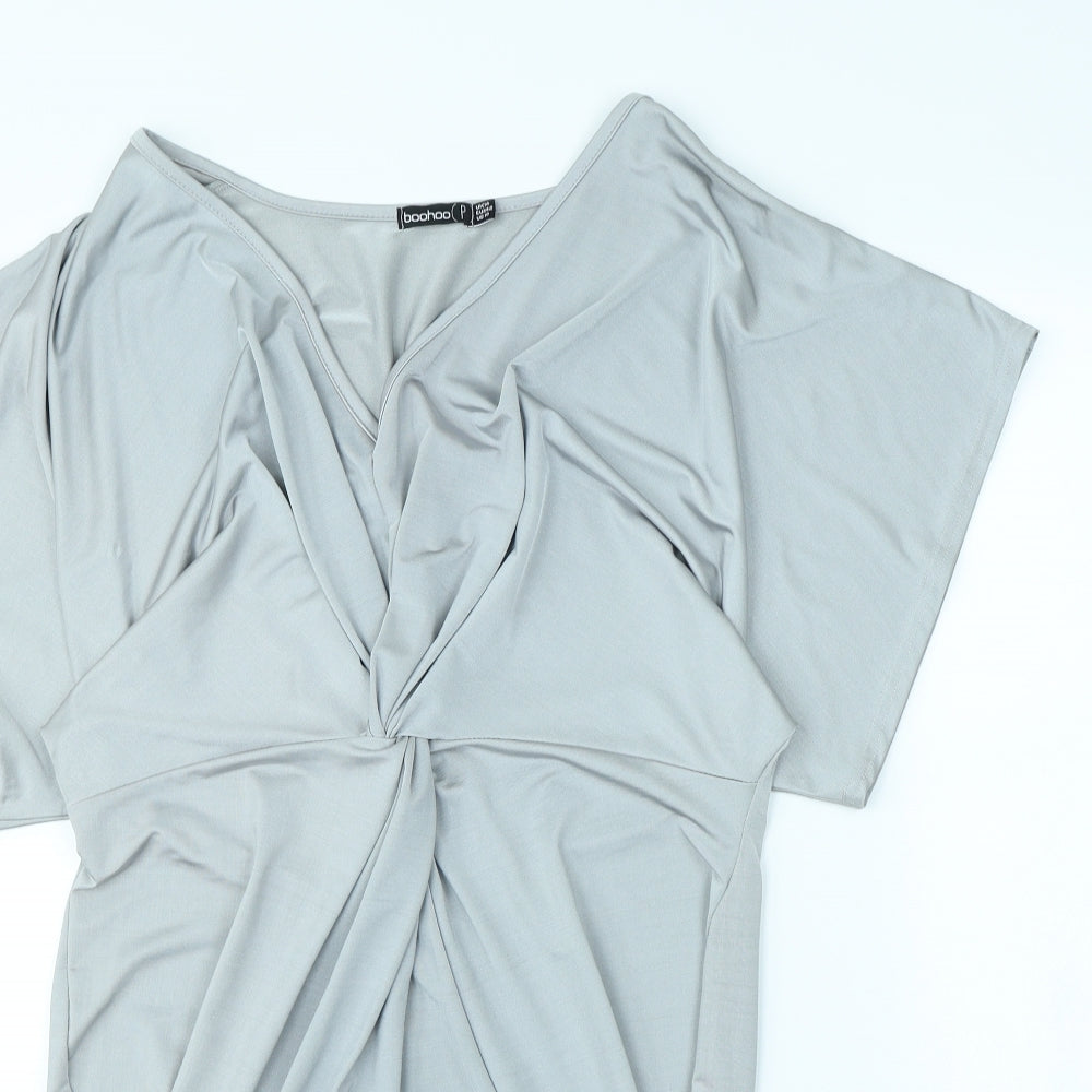 Boohoo Womens Grey   Mini  Size 14